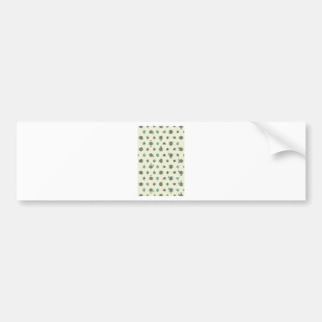 Digital abstract background.Geometric pattern Bumper Sticker (Front)