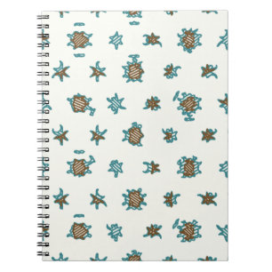 Digital abstract background.Geometric pattern Notebook