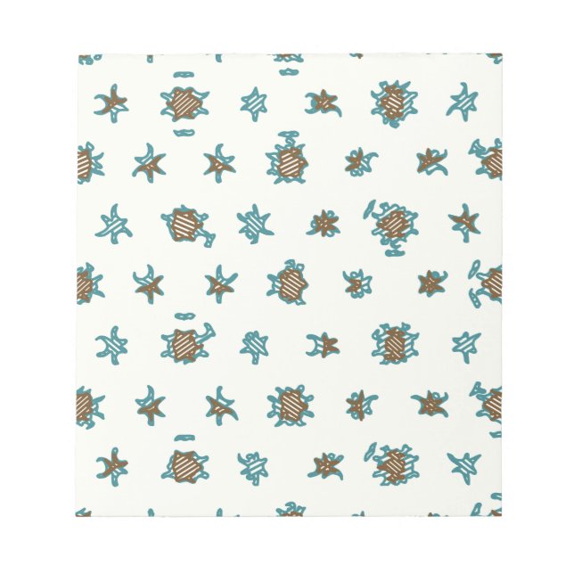 Digital abstract background.Geometric pattern Notepad (Front)