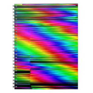 Digital Abstract: Multicolor Graphic Design. Notebook