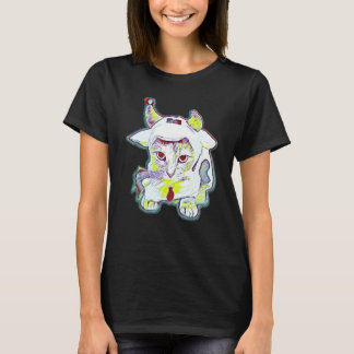 Digital Abstract Painting Of A Cat 35 T-Shirt
