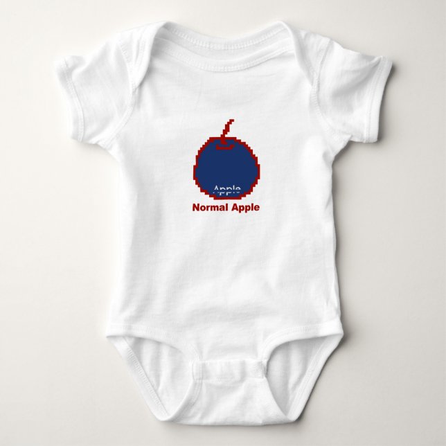 Digital Apple Baby Bodysuit (Front)