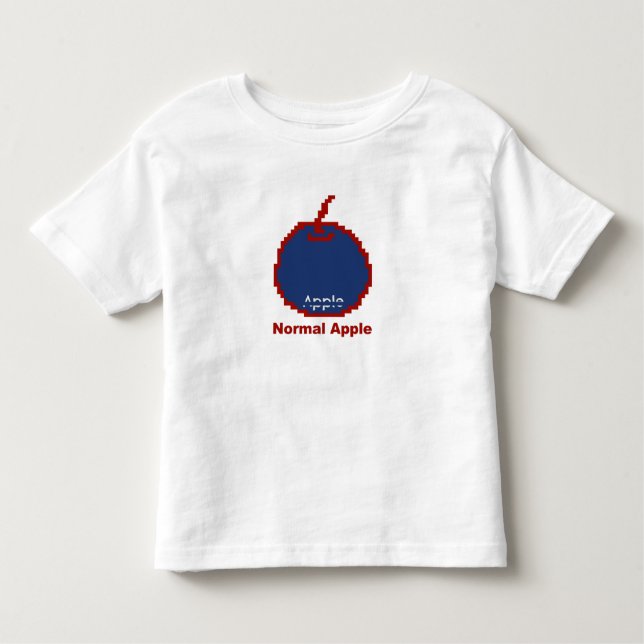 Digital Apple Toddler T-Shirt (Front)