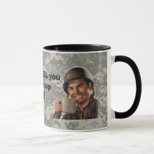 digital, army man plain, real patc... - Customised Mug