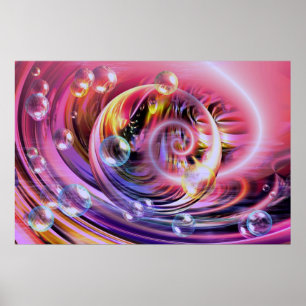Digital Art Abstract Painting Wall Poster Print
