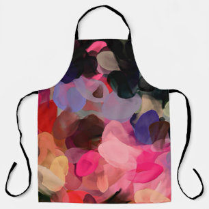 Digital art abstract pattern. Hand drawing modern Apron