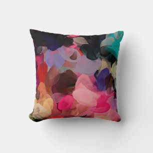 Digital art abstract pattern. Hand drawing modern Cushion