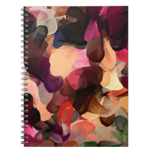 Digital art abstract pattern. Hand drawing modern  Notebook