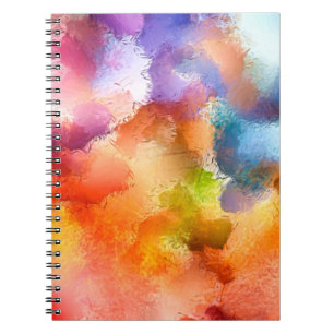 Digital art abstract pattern. Hand drawing modern  Notebook