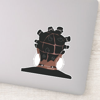 Digital art, Black woman hair artwork