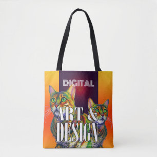 Digital Art & Design Tote Bag