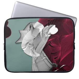 Digital Art Figure Laptop Sleeve