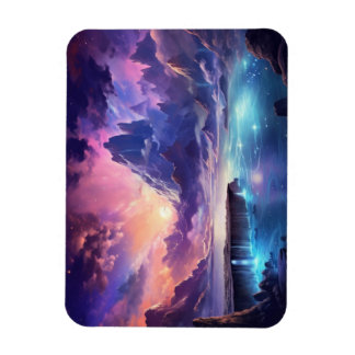 Digital art illustration magnet
