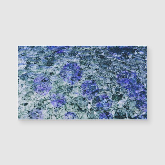 Digital art of blue watercolor abstract background (Front)