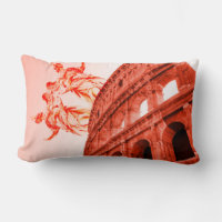 Digital art of Colosseum and statues / sculptures
