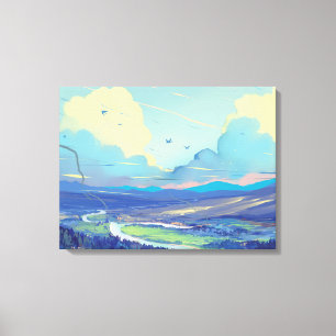 Digital Art Premium Wrapped Canvas (Gloss)