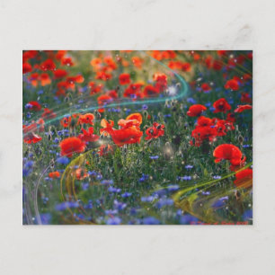 Digital artwork postcard