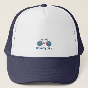 digital bike art trucker hat