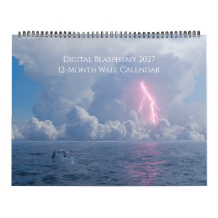 Digital Blasphemy 2027 12-Month Wall Calendar
