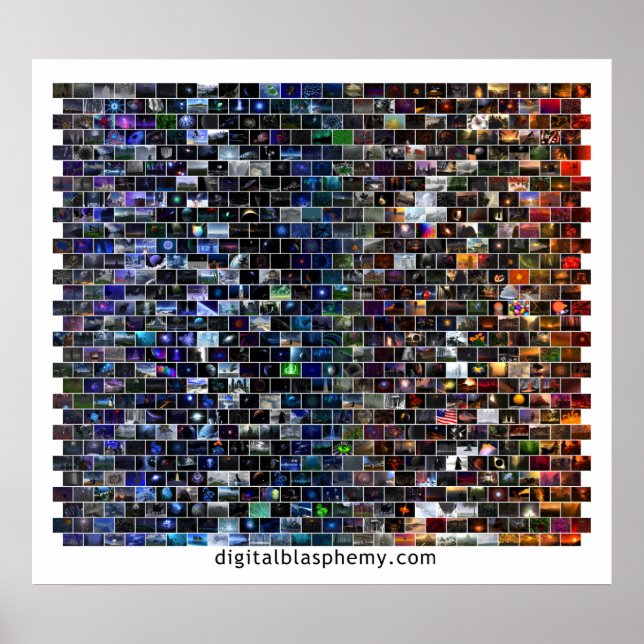 Digital Blasphemy Spectrum Mosaic Poster (Front)