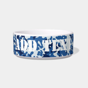 Digital Blue Military Pattern Bowl