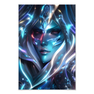 Digital Bluer Photo Print