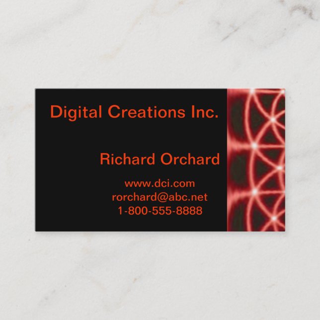 Digital Business Cards (Front)