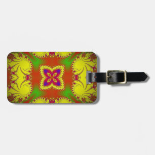 Digital Butterfly Luggage Tag