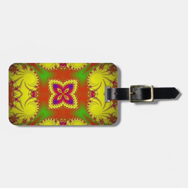 Digital Butterfly Luggage Tag (Front Horizontal)