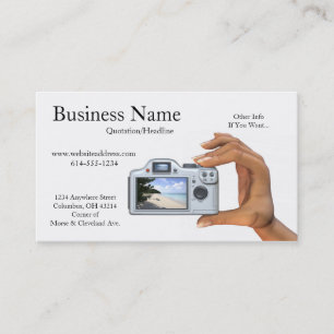 Digital Camera Business Cards
