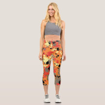 Digital Camo – Orange-Red LG camo pattern