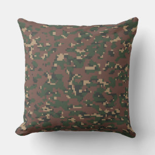 Digital Camo Pixels Cushion