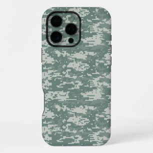 Digital Camouflage Army Woodland Camo iPhone 16 Pro Max Case