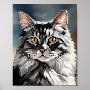 Digital Cat 765 Poster