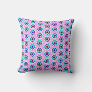 Digital Colourful Flower Cushion