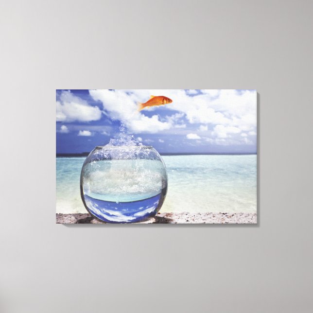 Digital composition canvas print (Front)