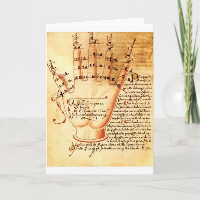 Digital Comput: Mediaeval Mathematics Card (Front)