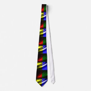 Digital Computer Abstract Art Neck Tie