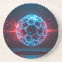 Digital Core: Futuristic Energy Sphere Explosion
