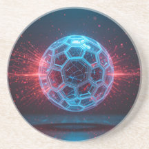 Digital Core: Futuristic Energy Sphere Explosion