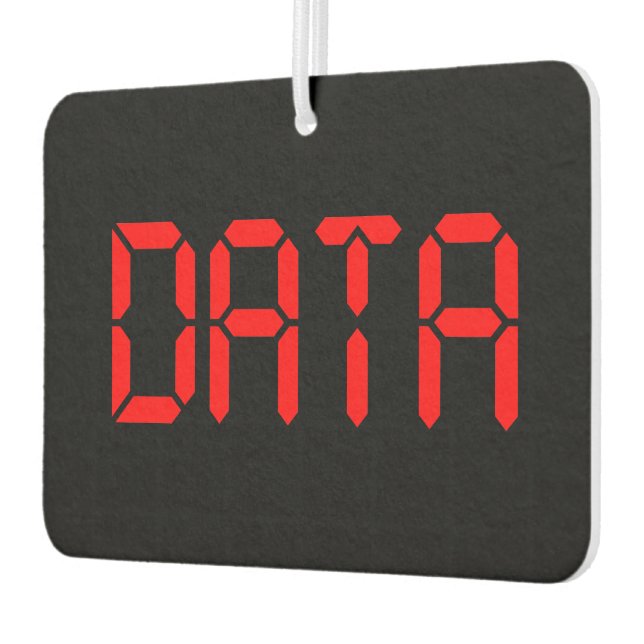 DIGITAL DATA CAR AIR FRESHENER (Left)