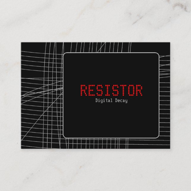 Digital Decay 03 Business Card (Front)