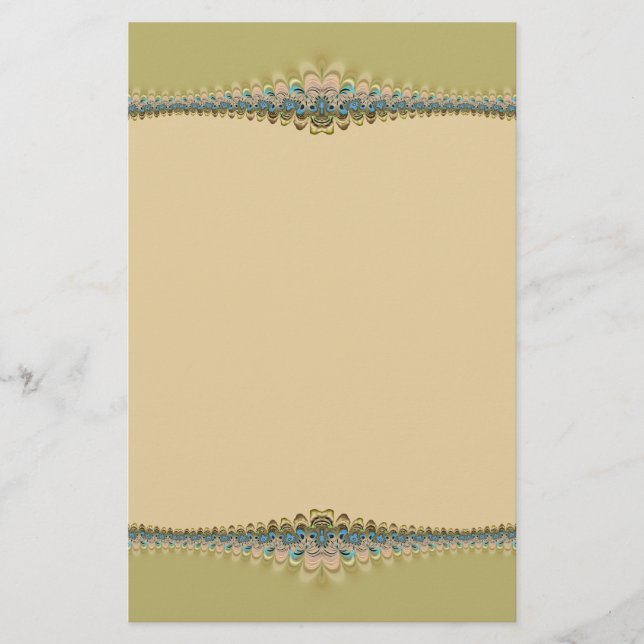 Digital Delicate Lace Stationery (Front)