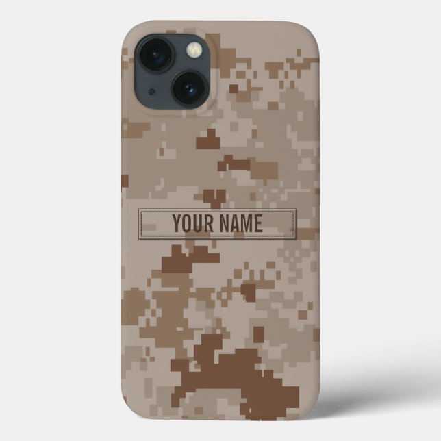 Digital Desert Camouflage Customisable Case-Mate iPhone Case (Back)