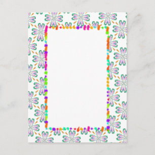 Digital Design Rectangle-DIY Postcard