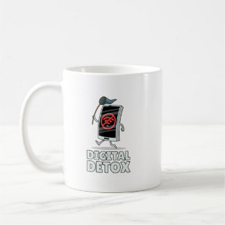 Digital detox coffee mug