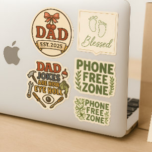 Digital Detox Nature Sticker Unplug & Connect