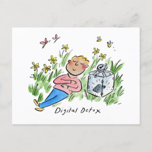 Digital Detox Postcard