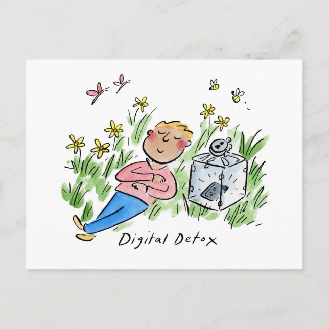 Digital Detox Postcard (Front)