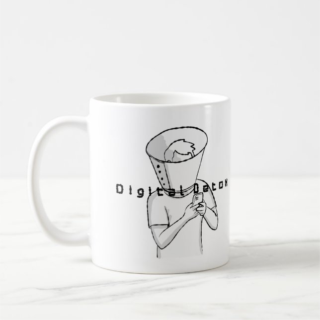 digital detox Treatment Coffee Mug (Left)